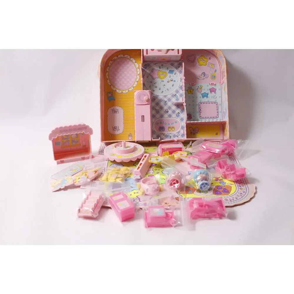 1976 Sanrio Little Twin Stars Garden Party Playset Vintage ~ 260702-WH 1127